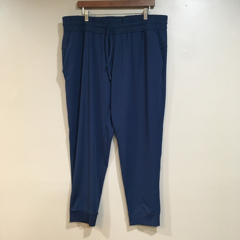 Members Mark Travel Jogger Womens XXL Navy Blue Athletic Lounge Workout Gym